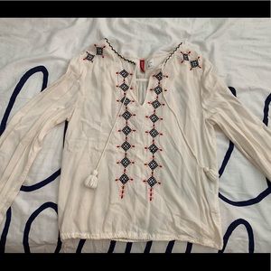 H&M peasant top